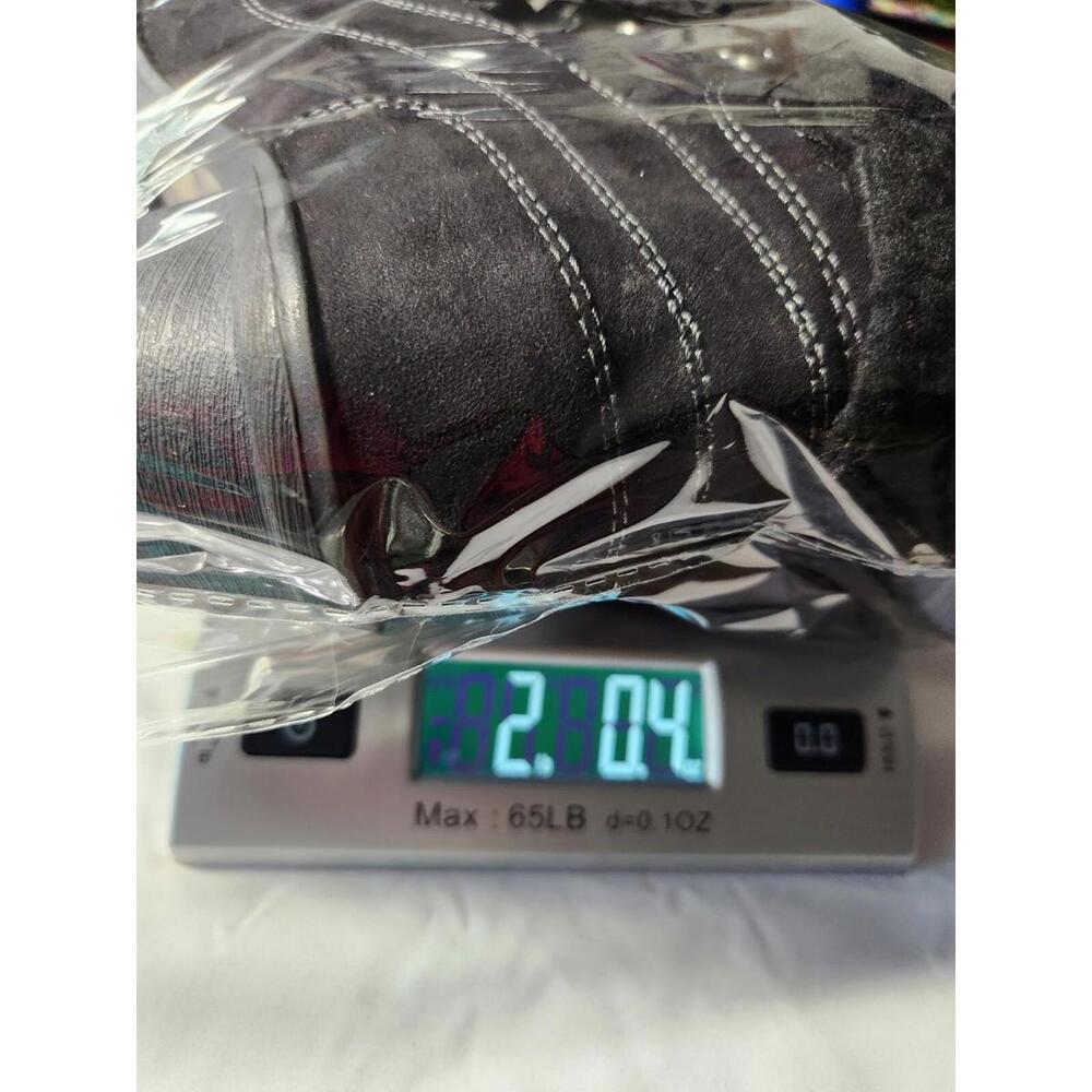 Jellypop Black Combat Ankle Boots Size 9.5M Lug Sole Heeled Sherpa Lined - Picture 13 of 14